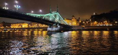 If you've been to Budapest but haven't seen it from the river at night you haven't really seen it.  Great food.  Good wi