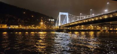 If you've been to Budapest but haven't seen it from the river at night you haven't really seen it.  Great food.  Good wi