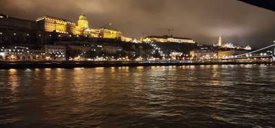 If you've been to Budapest but haven't seen it from the river at night you haven't really seen it.  Great food.  Good wi