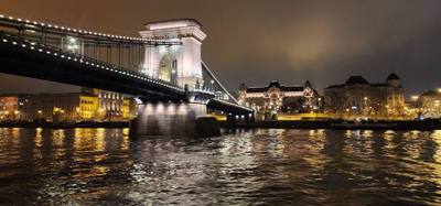 If you've been to Budapest but haven't seen it from the river at night you haven't really seen it.  Great food.  Good wi