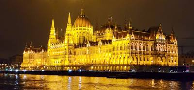 If you've been to Budapest but haven't seen it from the river at night you haven't really seen it.  Great food.  Good wi