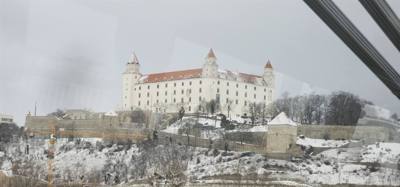 Walking tour of Bratislava, Slovakia this morning.