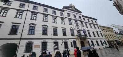 Walking tour of Bratislava, Slovakia this morning.