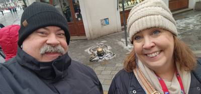 Walking tour of Bratislava, Slovakia this morning.