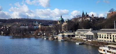 A walk across one of the bridges, through the old Jewish quarter ending at the Astronomical Clock Tower in the Prague to