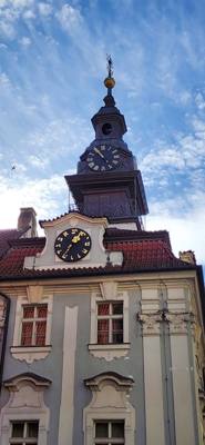 A walk across one of the bridges, through the old Jewish quarter ending at the Astronomical Clock Tower in the Prague to
