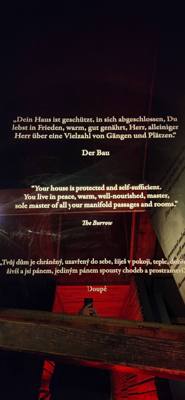 Our last little excursion.  The Franz Kafka Museum.  This is part 1.