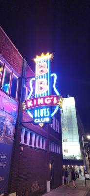 Dinner and a show tonight at BB Kings Blues Club on Beale Street in Memphis tonight.  Saw the first band then went walki