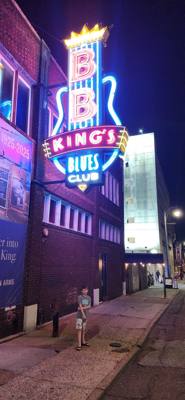 Dinner and a show tonight at BB Kings Blues Club on Beale Street in Memphis tonight.  Saw the first band then went walki