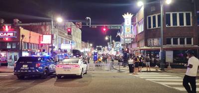 Hanging out on Beale Street.  Always fun things to experience.  Avery got to participate in one of the street shows.  Ha