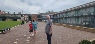 First stop today was the National Civil Rights Museum.  Not our first time here but it was for Dave and Avery.  Always a