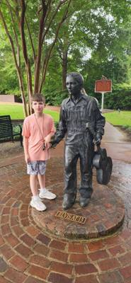 Got to experience the birthplace of The King himself... Elvis Aaron Presley in Tupelo, MS.  The area is nicely laid out.