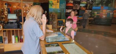 Today we visited a lot of stops along the Natchez trail parkway. Avery got sworn in at the national Park ranger station.