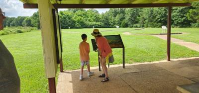 Today we visited a lot of stops along the Natchez trail parkway. Avery got sworn in at the national Park ranger station.