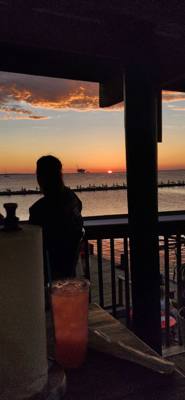 Our first sunset in Gulf Shores