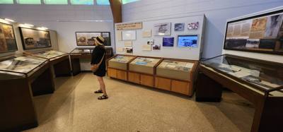 Ft Morgan museum and fort site.  It was by the beach we wanted to go to and free for veterans so...