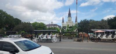 A bus ride, beignets, Bourbon Street and buskers today in New Orleans.  Definitely sensory overload...overwhelming.  alw