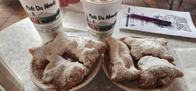 A bus ride, beignets, Bourbon Street and buskers today in New Orleans.  Definitely sensory overload...overwhelming.  alw