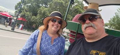 A bus ride, beignets, Bourbon Street and buskers today in New Orleans.  Definitely sensory overload...overwhelming.  alw