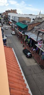 A bus ride, beignets, Bourbon Street and buskers today in New Orleans.  Definitely sensory overload...overwhelming.  alw