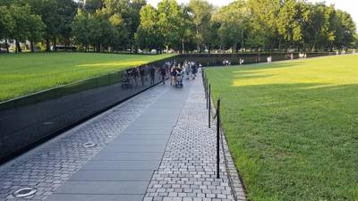 Vietnam War Memorial.  Too many names.