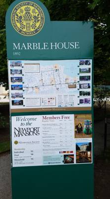 Next up on our mansion extravaganza in Newport was Marble House. I'll let Julie tell you about it on http://www.getouta