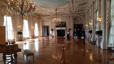 Rosecliff was the final of the three mansions we visited in Newport. It was a little different than the others in that