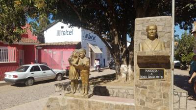 Mascota...a town in the Sierra Madre mountains. Visited this town on the way to Talpa. A few little shops. Cute town