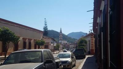 Mascota...a town in the Sierra Madre mountains. Visited this town on the way to Talpa. A few little shops. Cute town