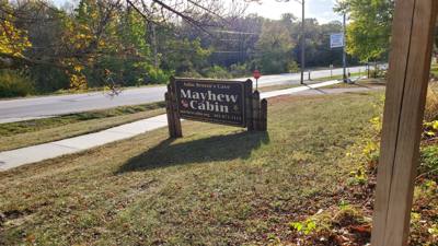 We took a quick stop at Mayhew Cabin (a.k.a John Brown's Cave). This was part of the underground railroad. Neat, but d