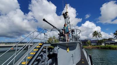 Really neat! Got to go on the USS Bowfin at the Pacific Fleet Submarine Museum at Pearl Harbor. REALLY well put togeth