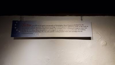 Betsy Ross House…the house that wasn’t really hers!  

She rented space there for many years after her husband passed aw