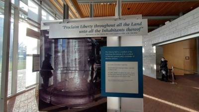 Our first stop on our first full day in Philadelphia was to the Liberty Bell Center which is part of the Independence Na