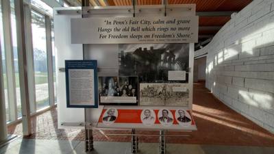 Our first stop on our first full day in Philadelphia was to the Liberty Bell Center which is part of the Independence Na