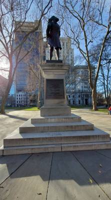 After spending a short time at the Liberty Bell Center, we set out for Independence Hall.  

Historically one of the mos