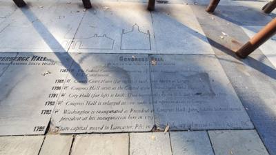 After spending a short time at the Liberty Bell Center, we set out for Independence Hall.  

Historically one of the mos