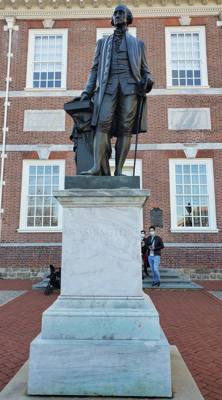 After spending a short time at the Liberty Bell Center, we set out for Independence Hall.  

Historically one of the mos