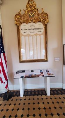 The Carpenter’s Company, established in 1724, which is one of the oldest craft guilds in the US, built Carpenter’s Hall 