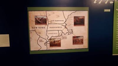 The surprise stop of the day was the Museum of the American Revolution. It wasn’t on our agenda but due to a lack of pub