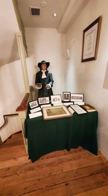 Right outside of Wilmington is a city called New Castle, DE.  Their historic New Castle Courthouse Museum is rich in his