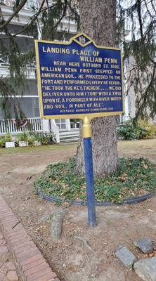 Right outside of Wilmington is a city called New Castle, DE. Their historic New Castle Courthouse Museum is rich in his